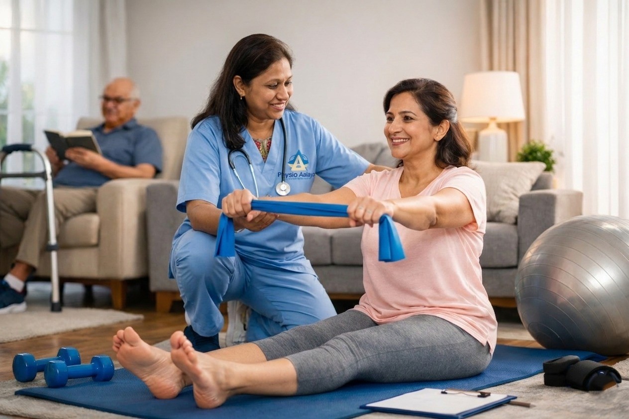Physio Aalaya doctor treating patient